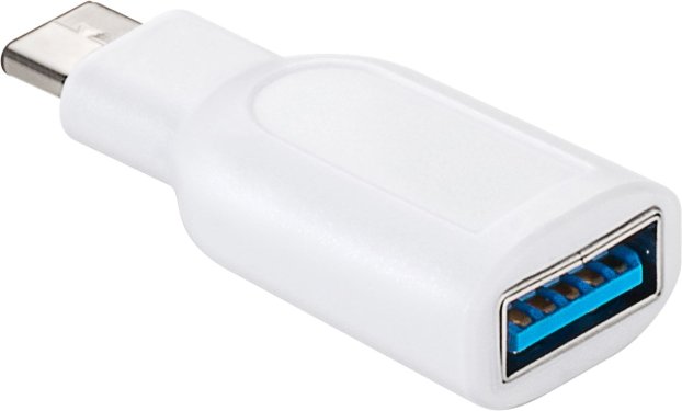 Adaptor USB 3.0 A mama - USB-C tata alb, Goobay