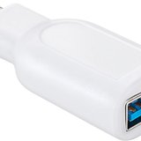 Adaptor USB 3.0 A mama - USB-C tata alb, Goobay
